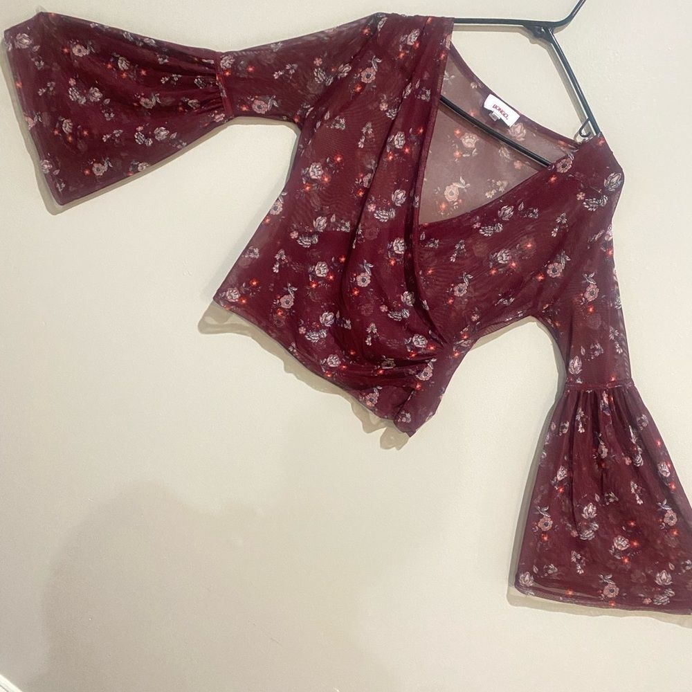 Bongo Floral Sheer Top
